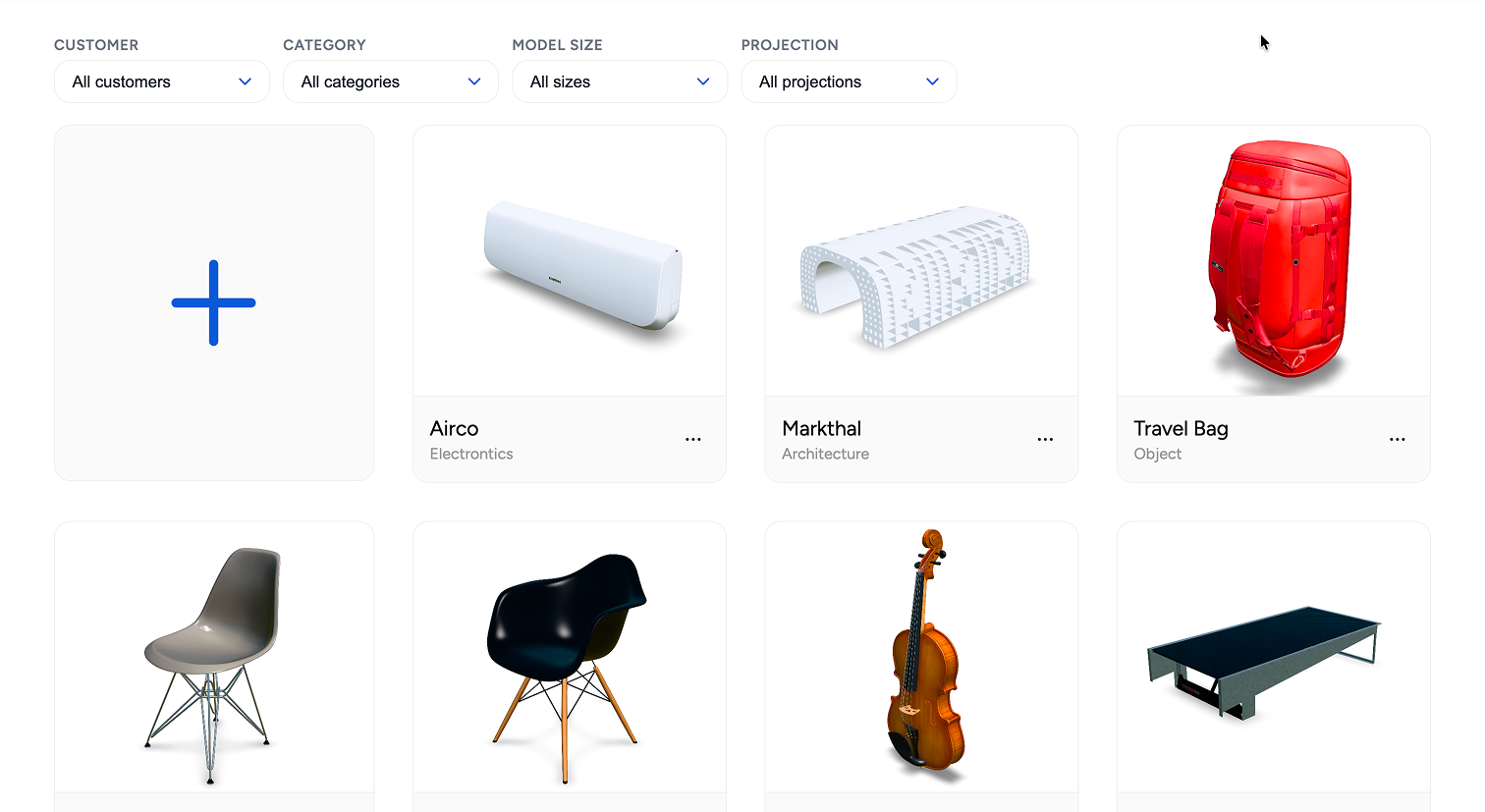 Add a 3D model to your library