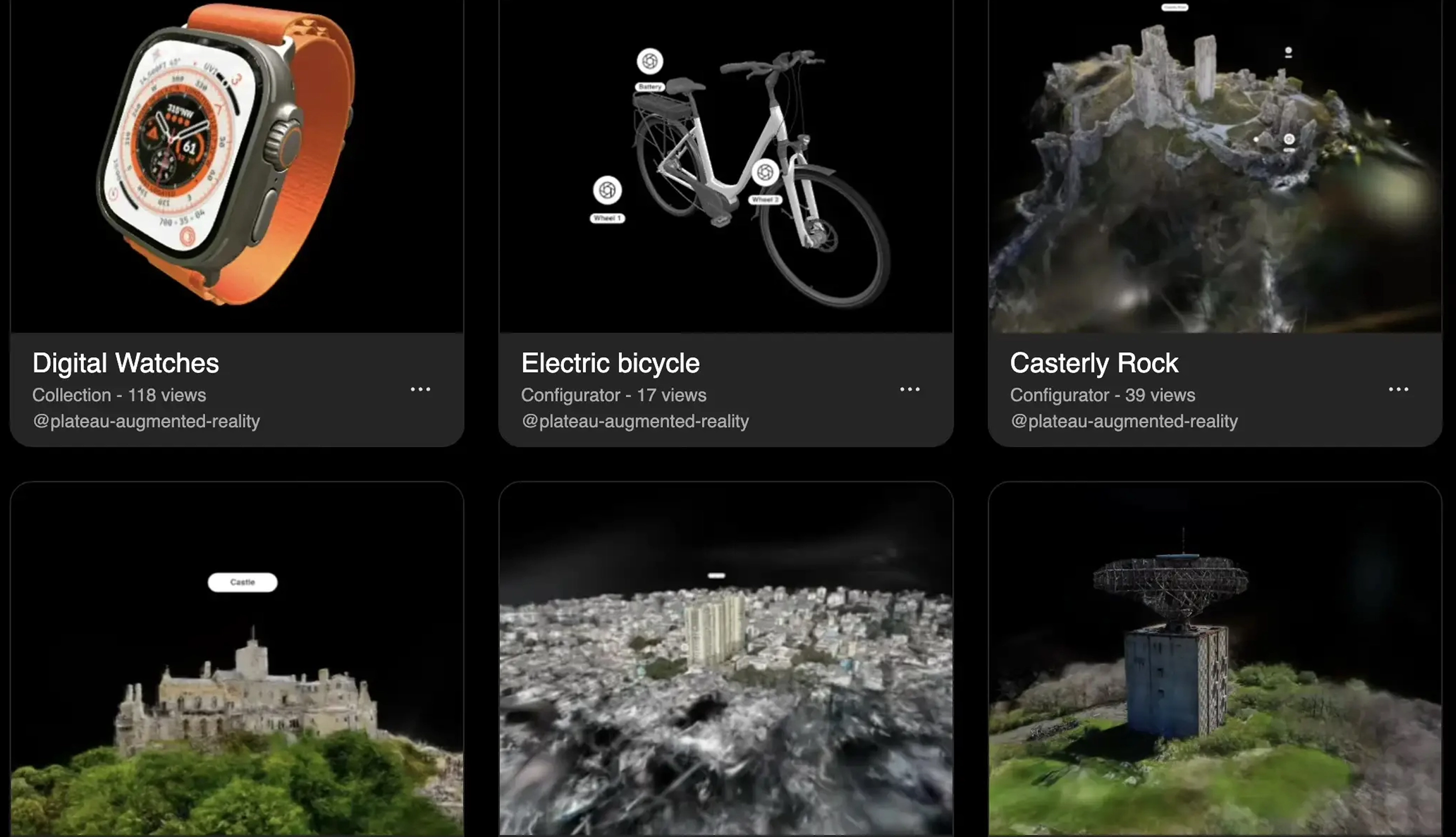 Custom 3D applications